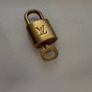 Louis Vuitton Brass Padlock with Key